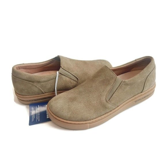 Birkenstock Oswego Suede Leather Loafers Womens Size 8 Mens 6 EU 39 Faded Khaki - Picture 9 of 9